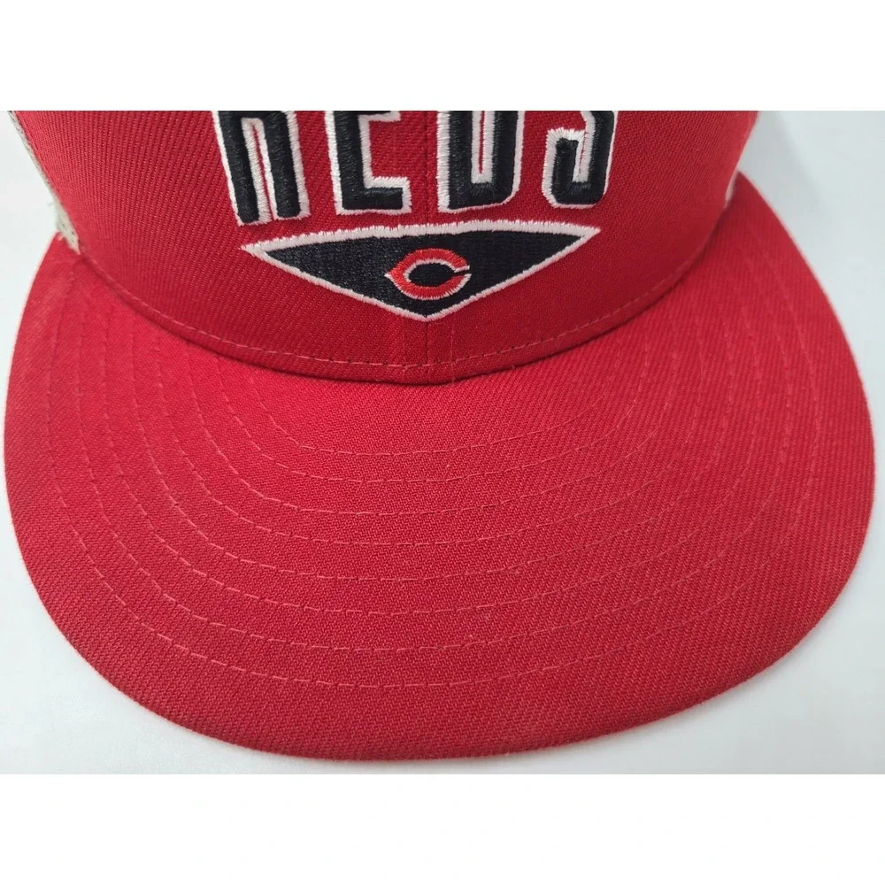 Cincinnati‎ Reds New Era 9Fifty Mesh Trucker Snapback Hat Cap Men MLB Red White